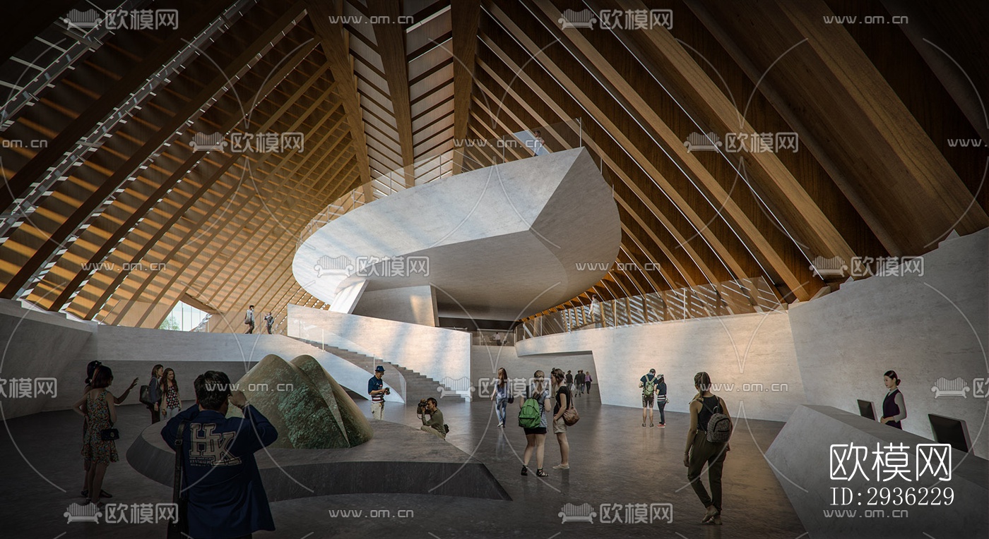 东南亚美术博物馆效果图下载（渲染图13）