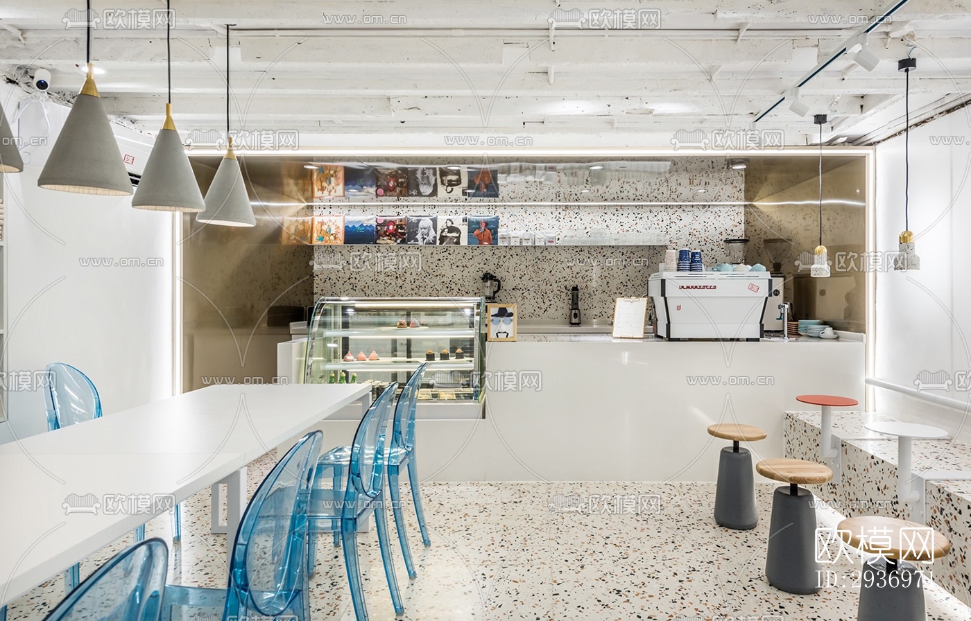 北欧咖啡奶茶效果图下载（渲染图5）