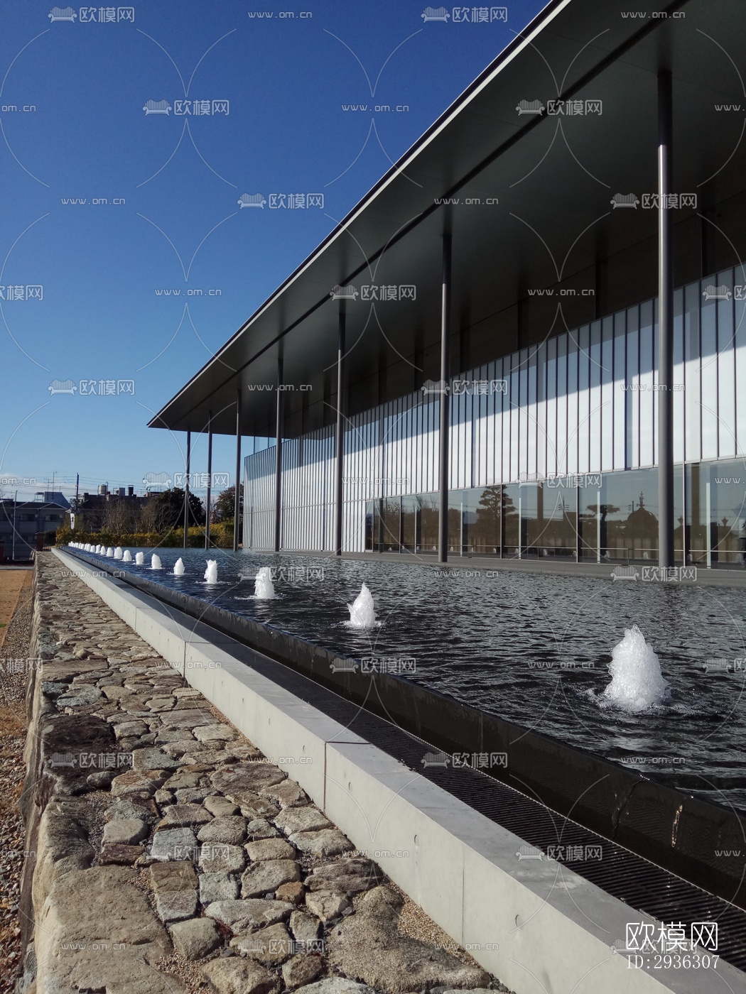 日式美术博物馆效果图下载（渲染图20）