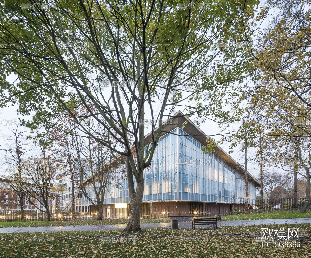 现代美术博物馆效果图下载（渲染图4）