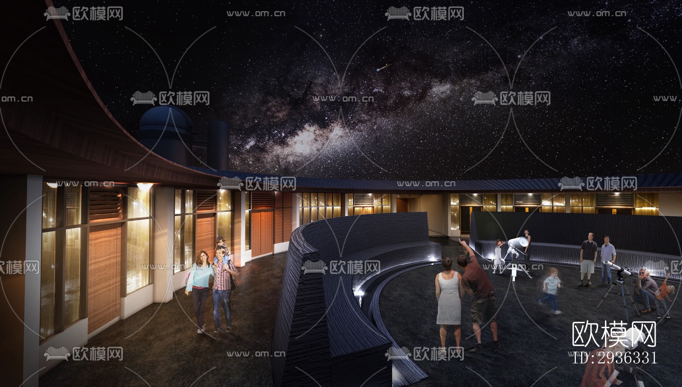 现代美术博物馆效果图下载（渲染图9）