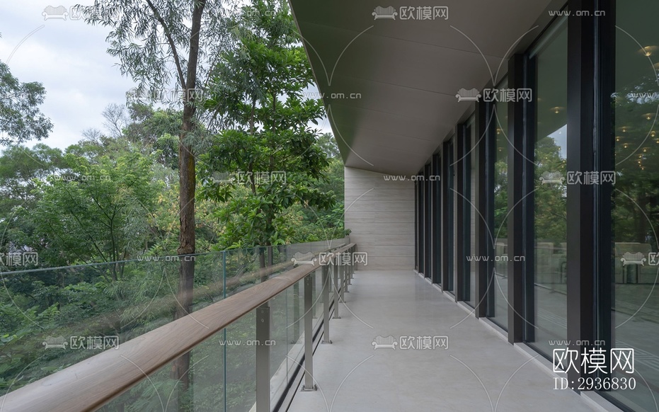 現(xiàn)代文體建筑效果圖下載(渲染圖3)