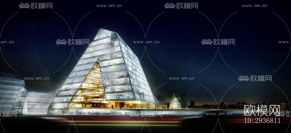 現(xiàn)代文體建筑效果圖下載(渲染圖15)