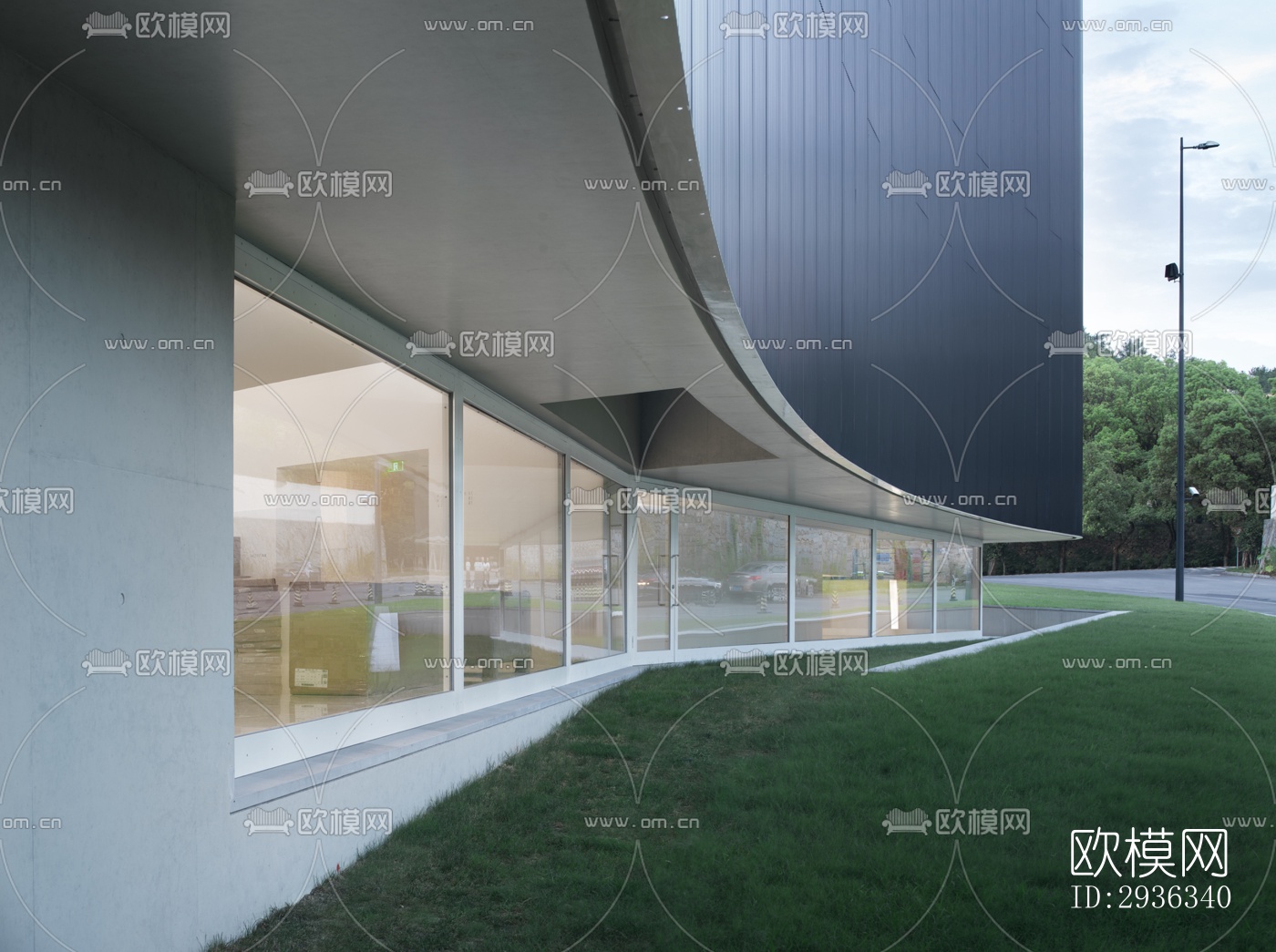 现代美术博物馆效果图下载（渲染图2）