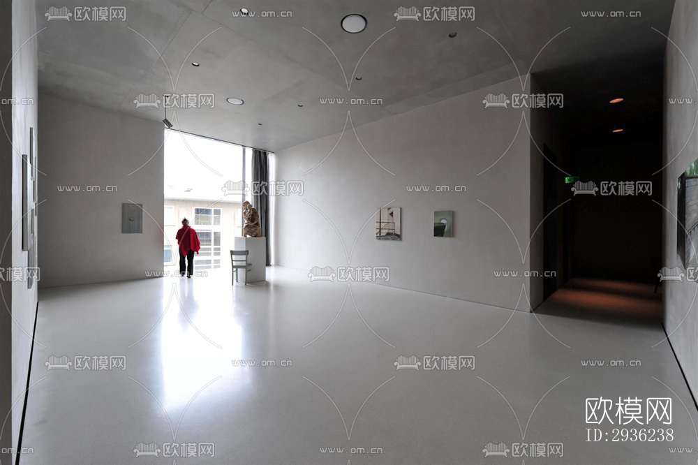 中古风美术博物馆效果图下载（渲染图11）