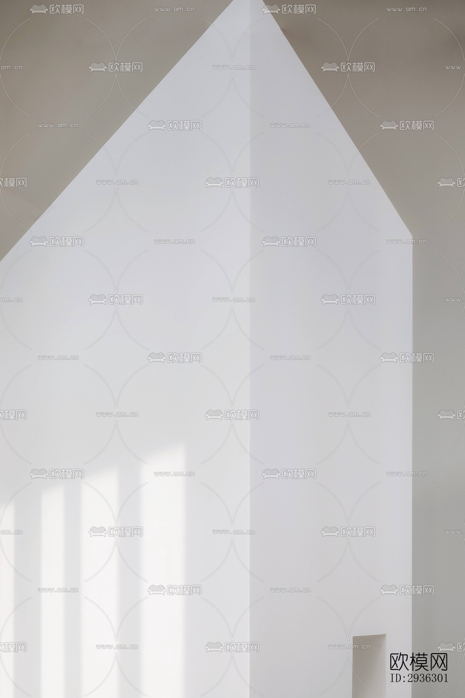 新中式美术博物馆效果图下载（渲染图12）