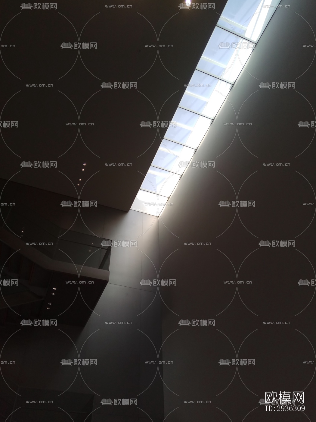 日式美术博物馆效果图下载（渲染图2）