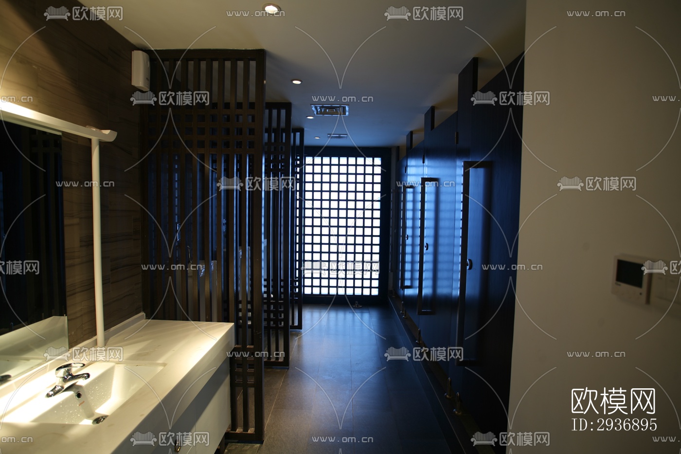 中式中餐厅效果图下载（渲染图5）