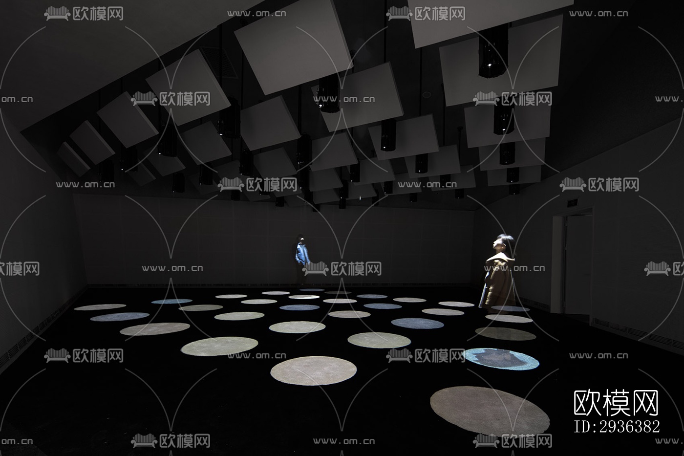 高级灰美术博物馆效果图下载（渲染图6）