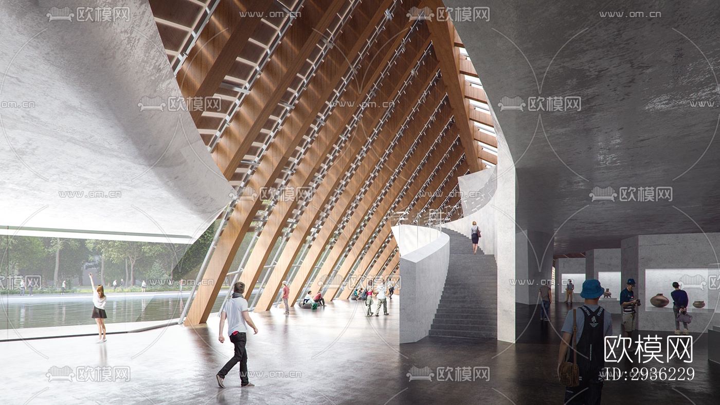 东南亚美术博物馆效果图下载（渲染图1）