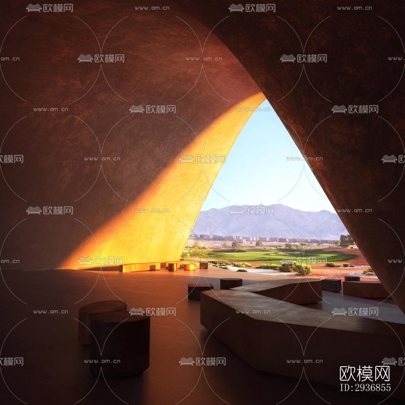 現(xiàn)代公共景觀效果圖下載(渲染圖15)