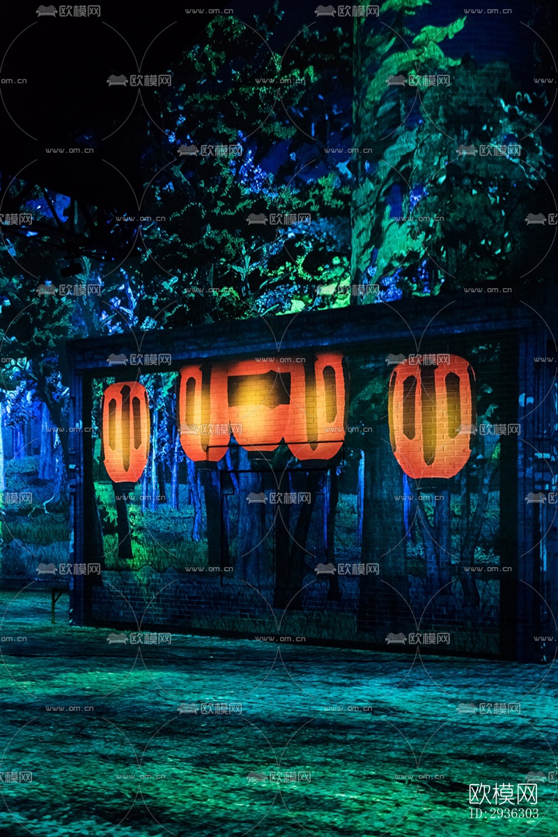 日式美术博物馆效果图下载（渲染图16）