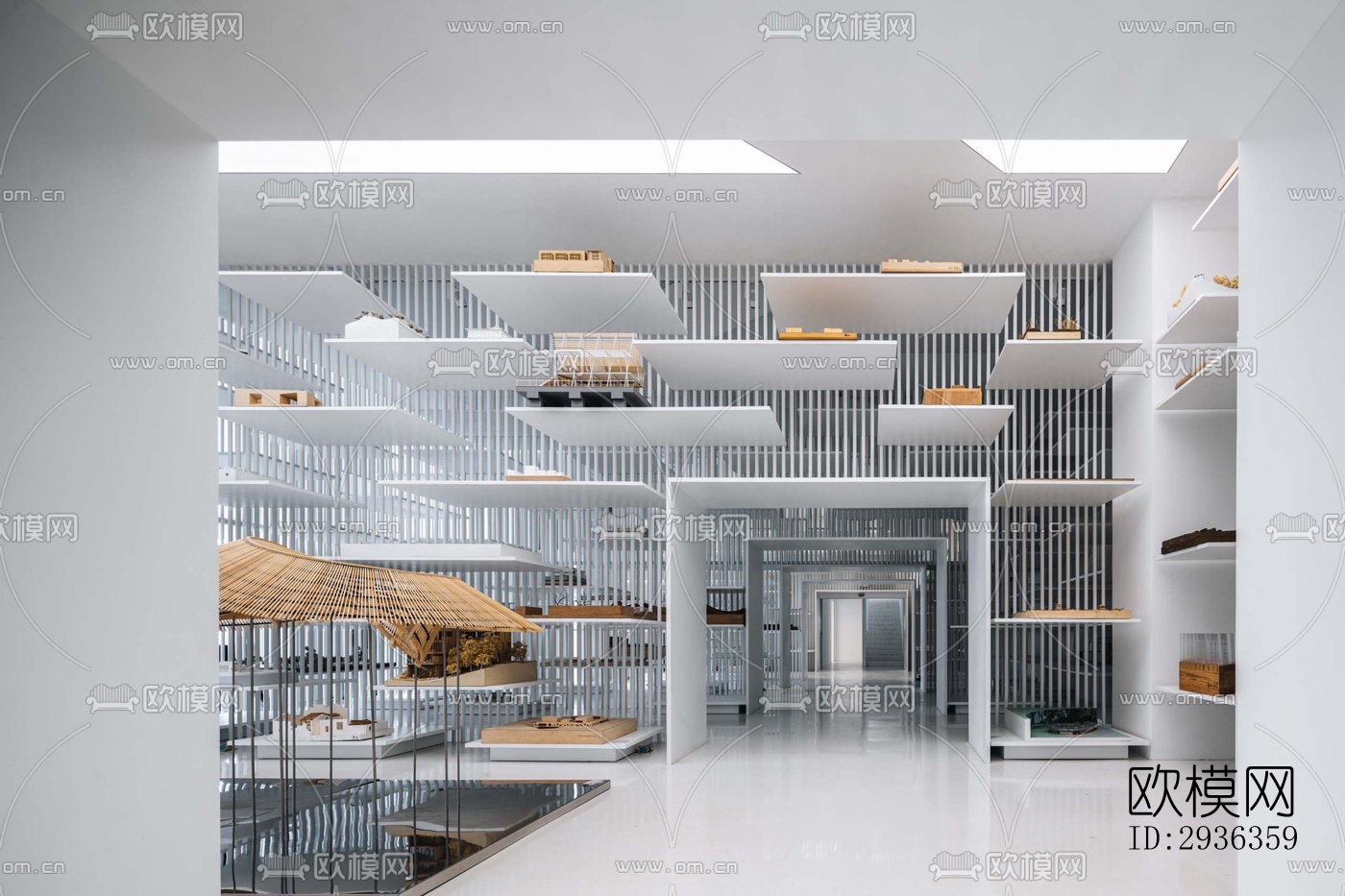 现代美术博物馆效果图下载（渲染图1）