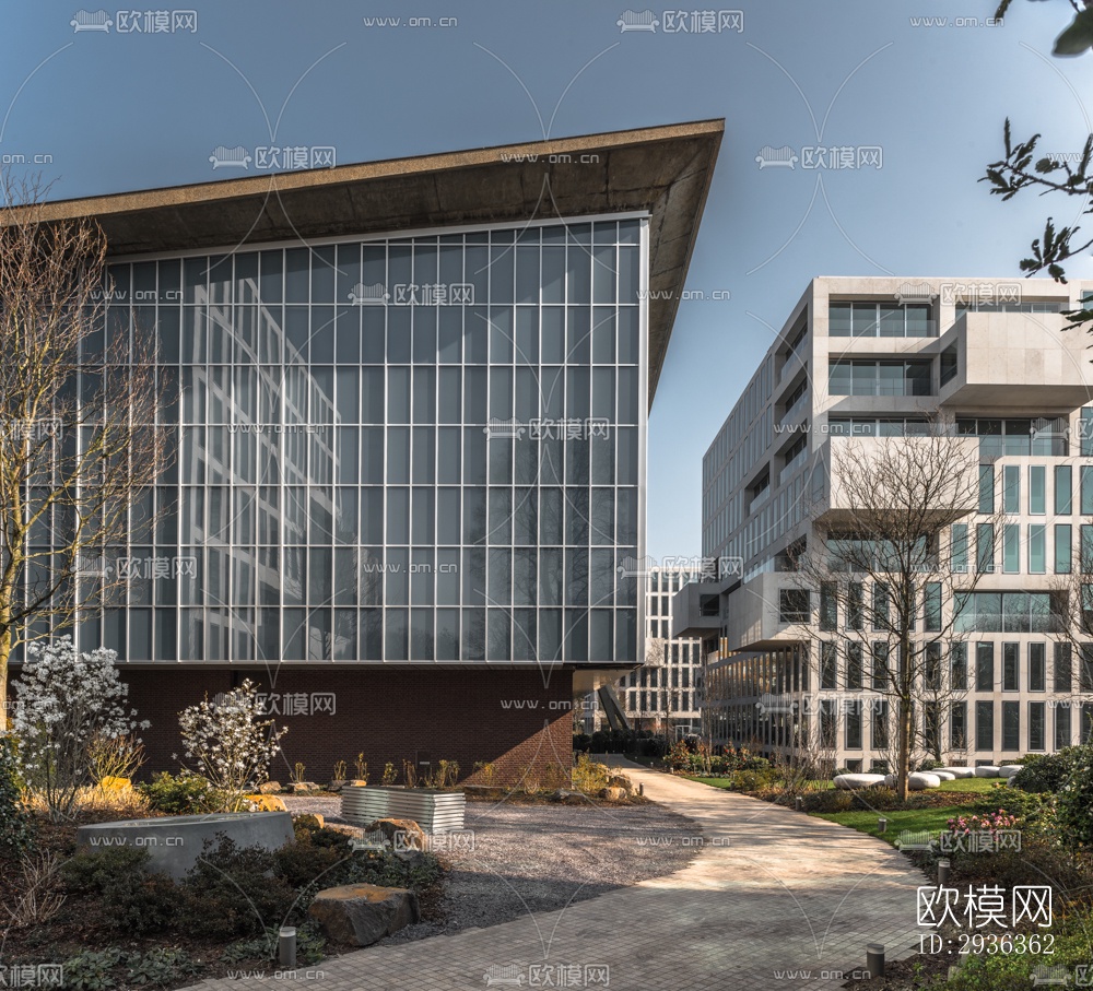 现代美术博物馆效果图下载（渲染图5）