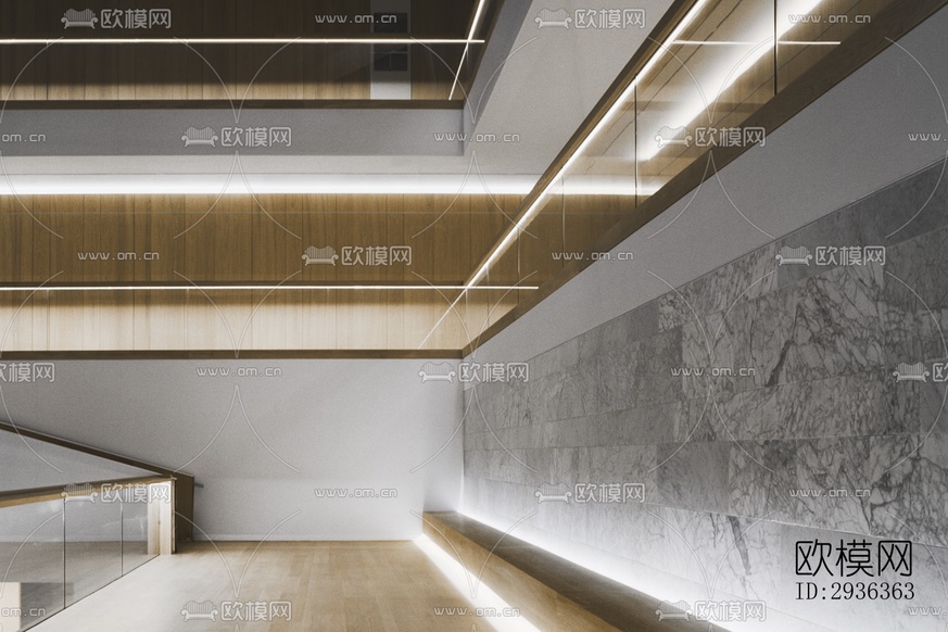 現(xiàn)代美術(shù)博物館效果圖下載(渲染圖4)