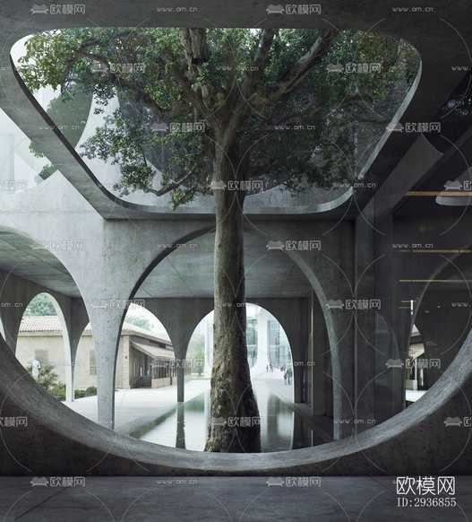 現(xiàn)代公共景觀效果圖下載(渲染圖18)