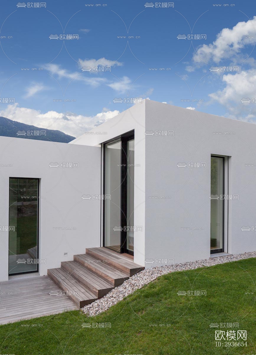 现代居住建筑效果图下载（渲染图17）