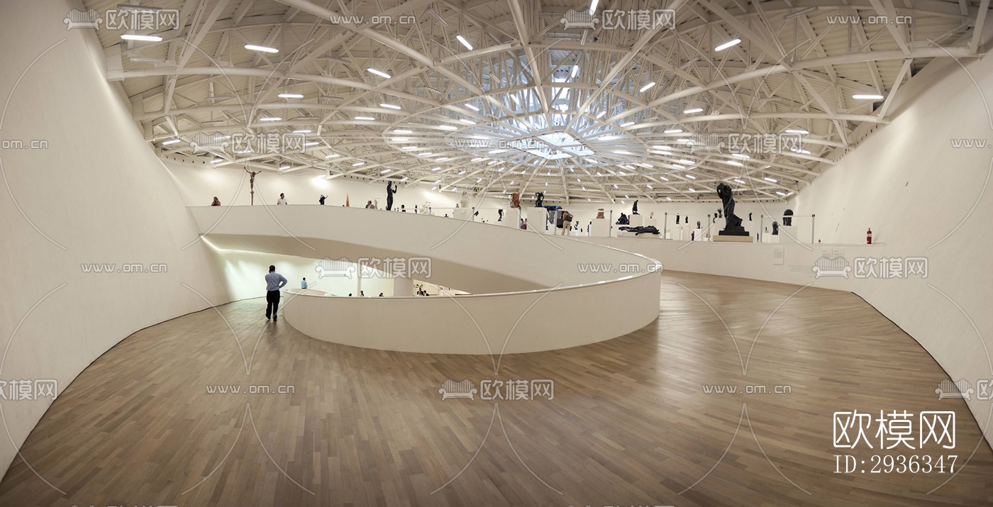 现代美术博物馆效果图下载（渲染图7）