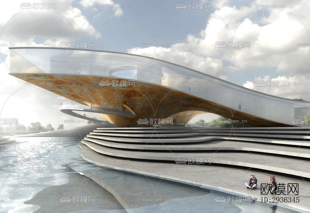 现代美术博物馆效果图下载（渲染图10）