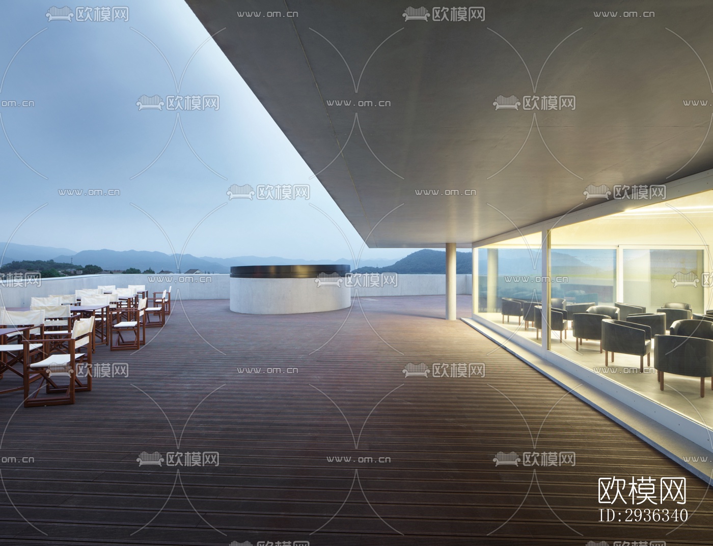 现代美术博物馆效果图下载（渲染图15）