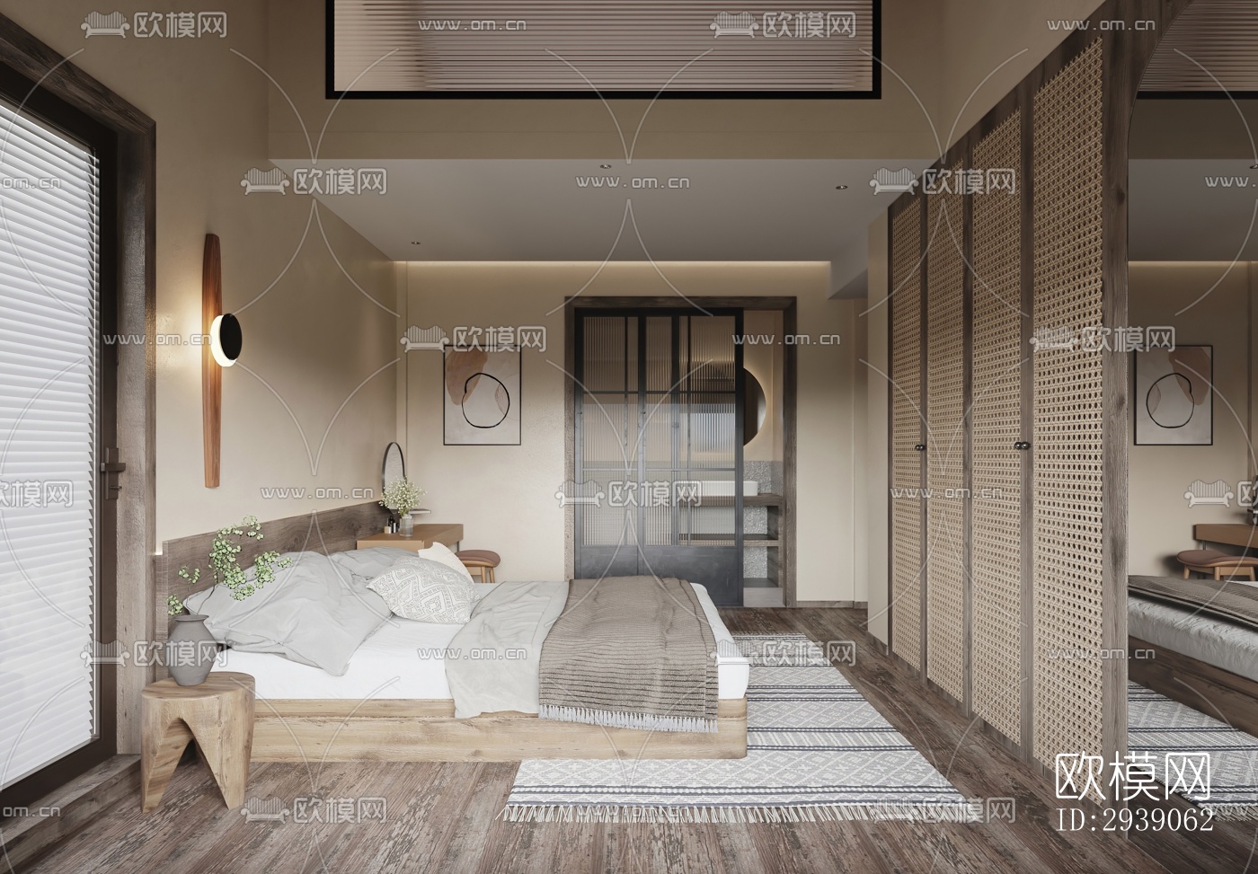 侘寂酒店民宿效果图下载（渲染图10）