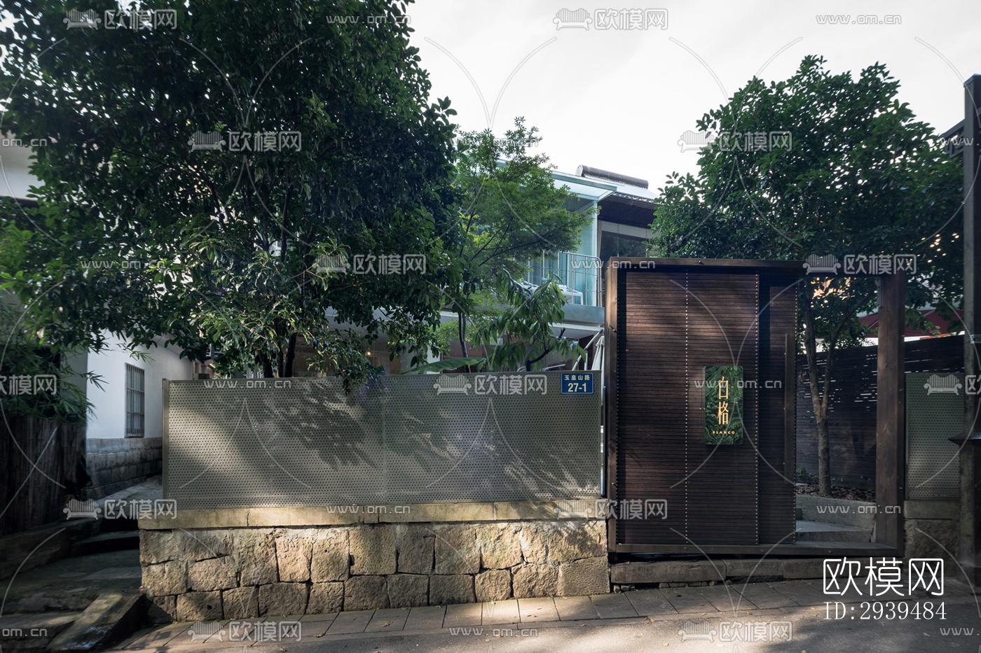 现代酒店民宿效果图下载（渲染图2）