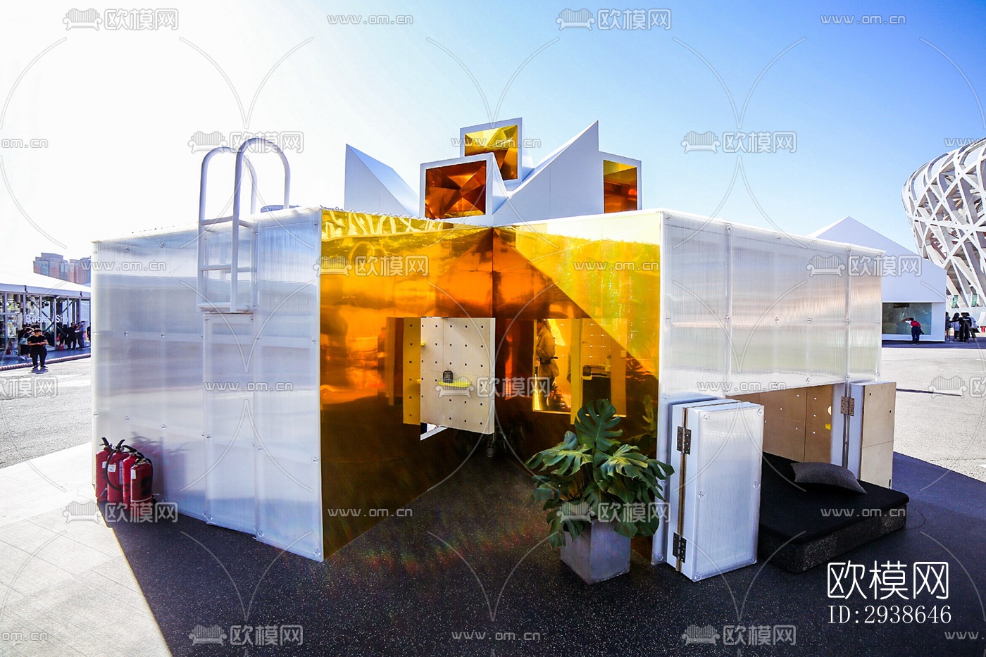 现代展览展厅效果图下载（渲染图15）