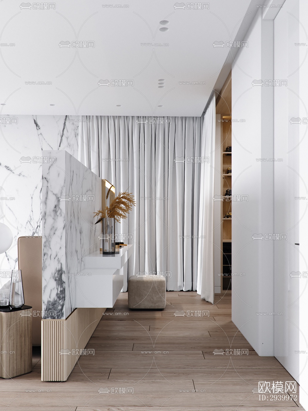 现代复式效果图下载（渲染图4）