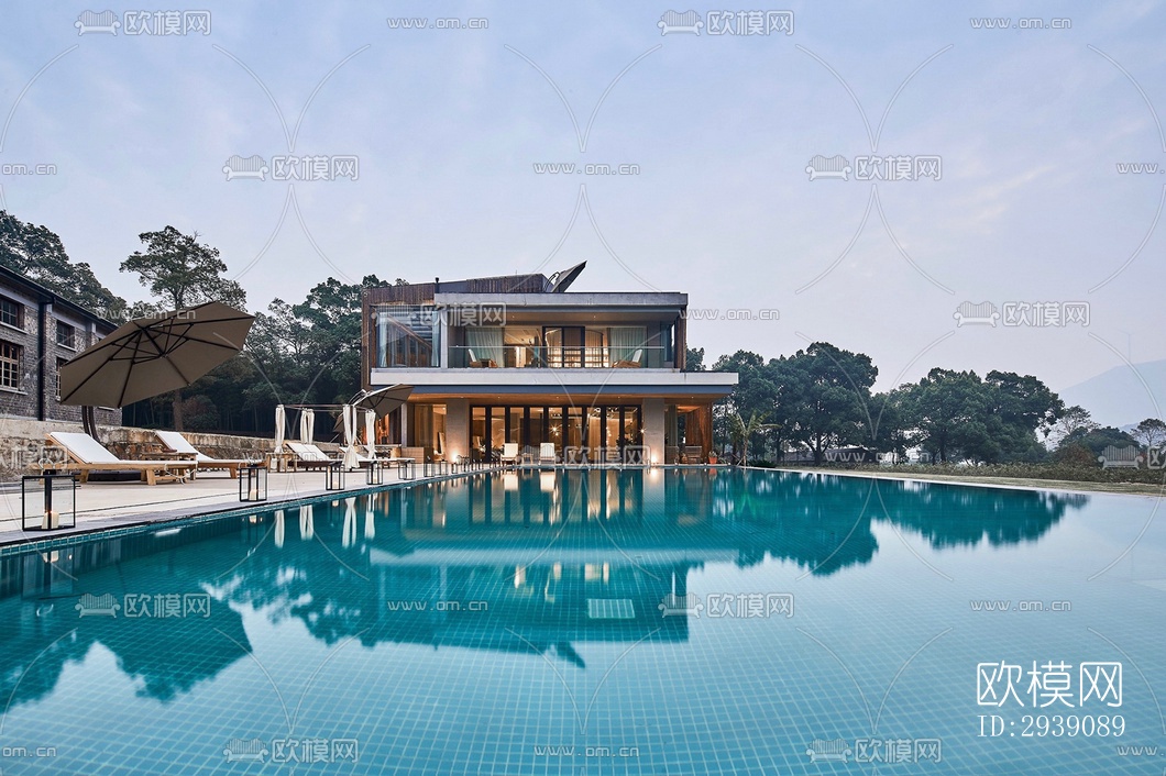 北欧酒店民宿效果图下载（渲染图1）