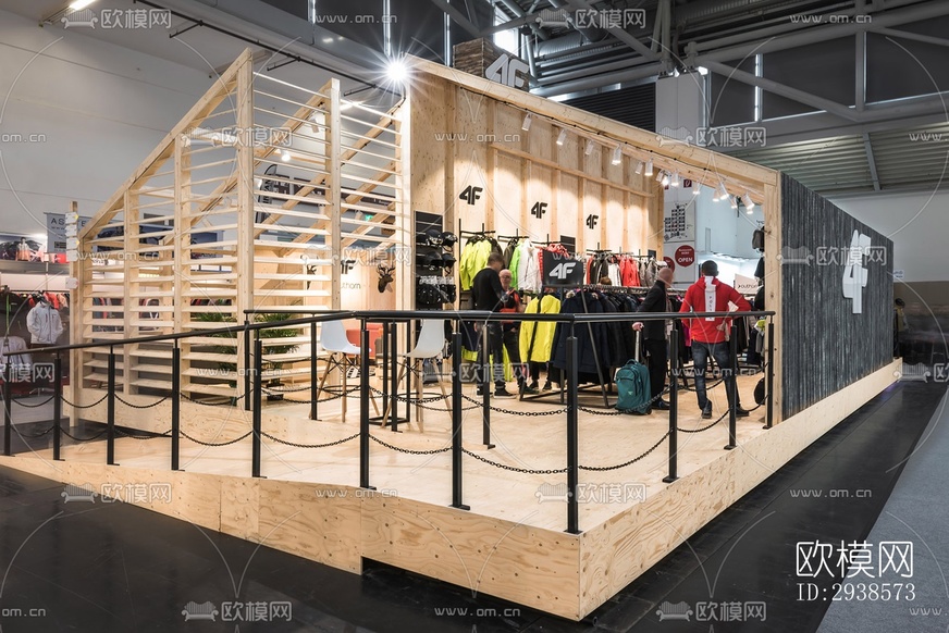 工业风展览展厅效果图下载(渲染图1)