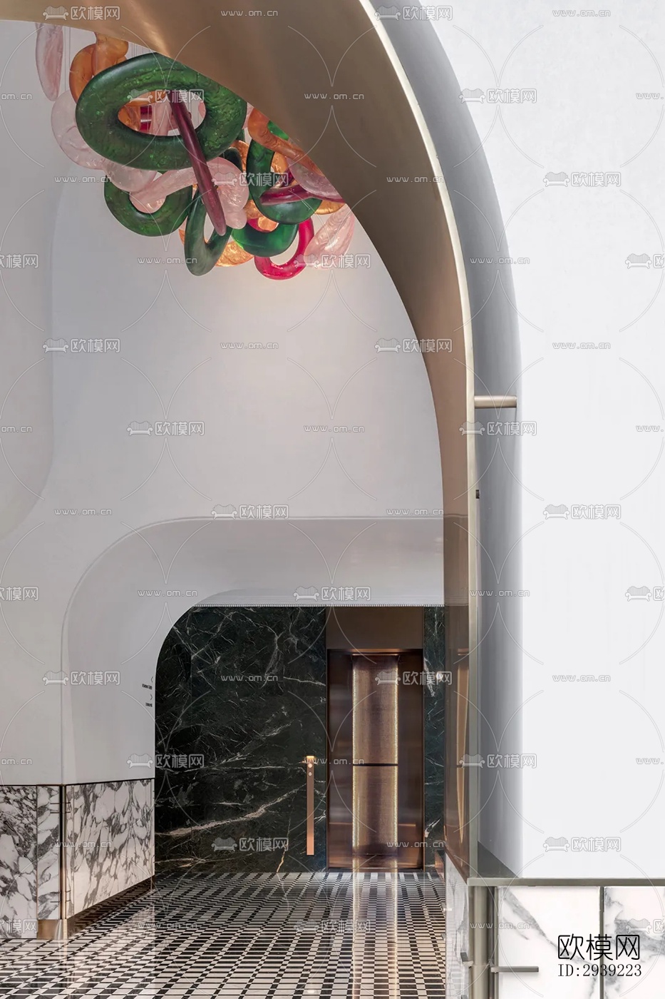 后现代酒店民宿效果图下载（渲染图8）