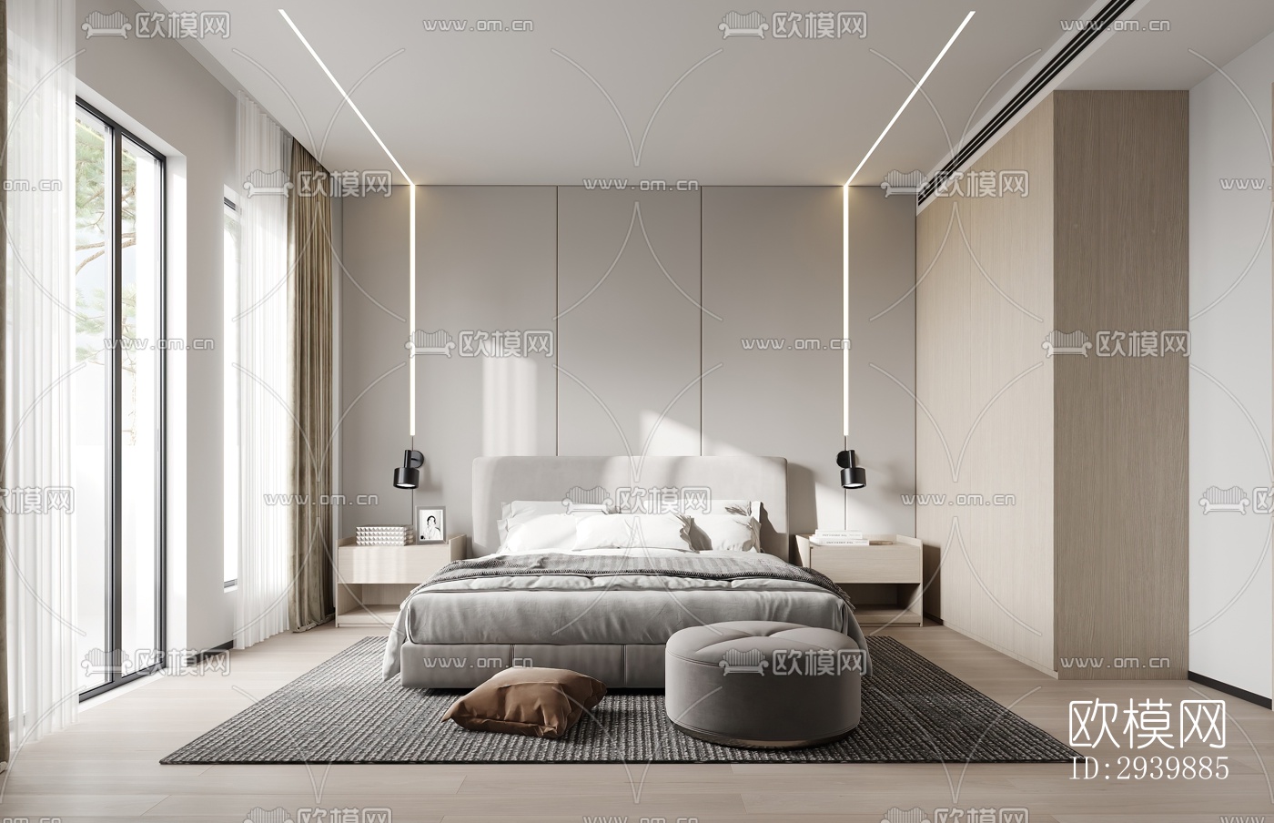 现代别墅效果图下载（渲染图9）