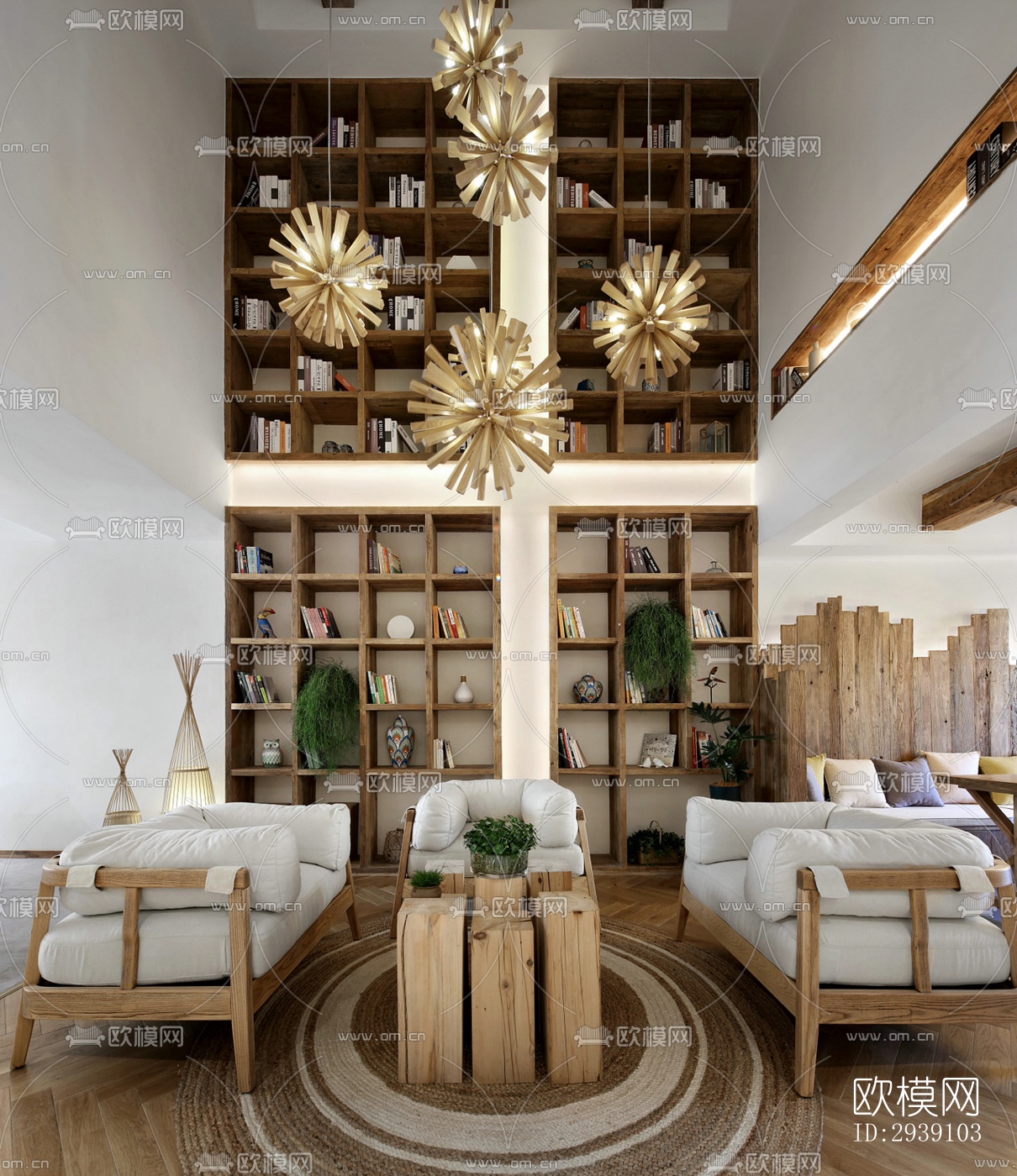 北欧酒店民宿效果图下载（渲染图3）