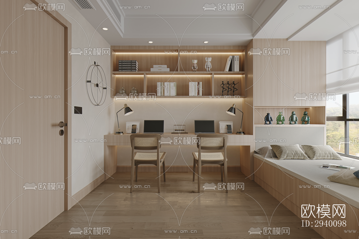 北欧平层效果图下载（渲染图10）