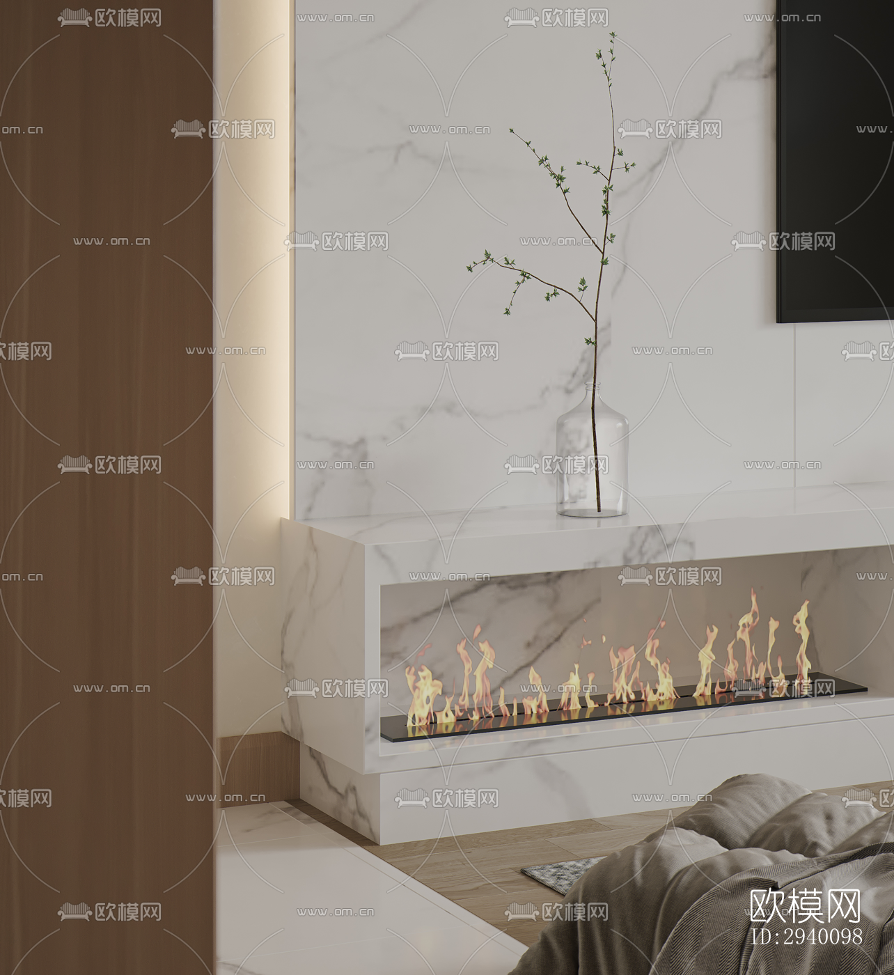 北欧平层效果图下载（渲染图20）