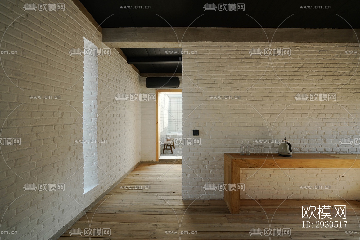 现代酒店民宿效果图下载（渲染图19）