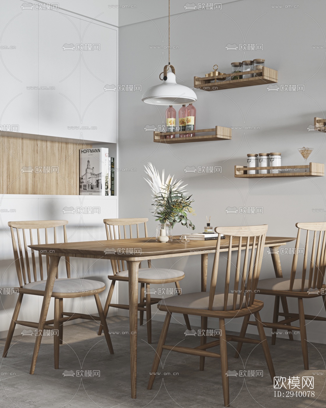 北欧平层效果图下载（渲染图5）