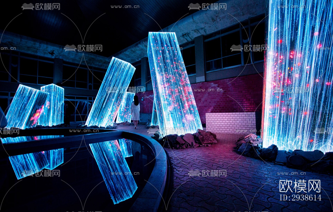 日式展览展厅效果图下载（渲染图5）