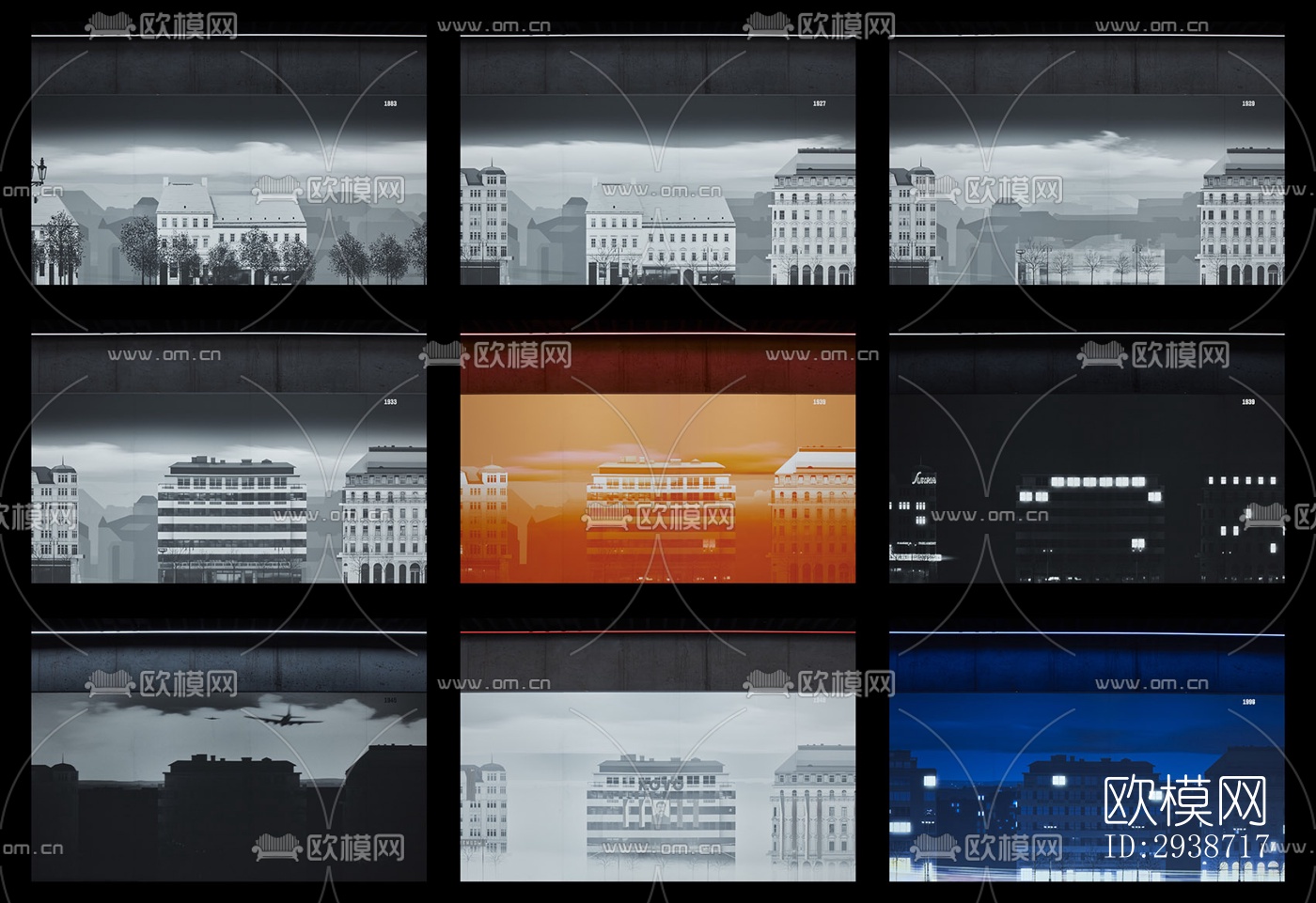 现代展览展厅效果图下载（渲染图14）