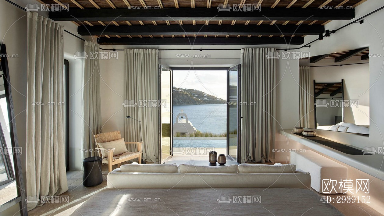 北欧酒店民宿效果图下载（渲染图8）