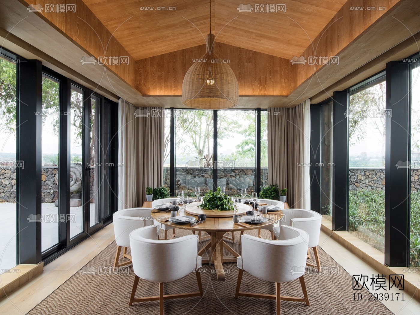 北欧酒店民宿效果图下载（渲染图4）