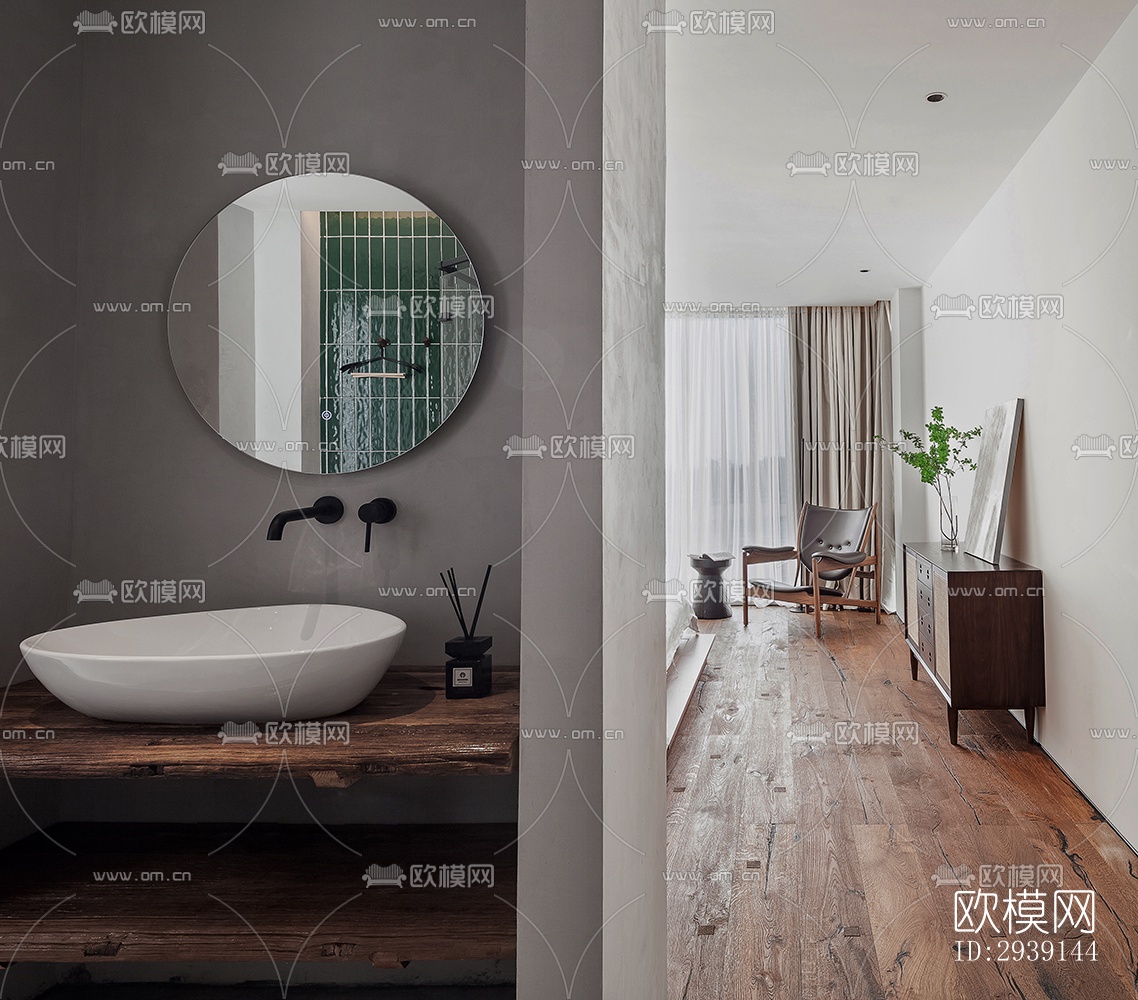 北欧酒店民宿效果图下载（渲染图9）