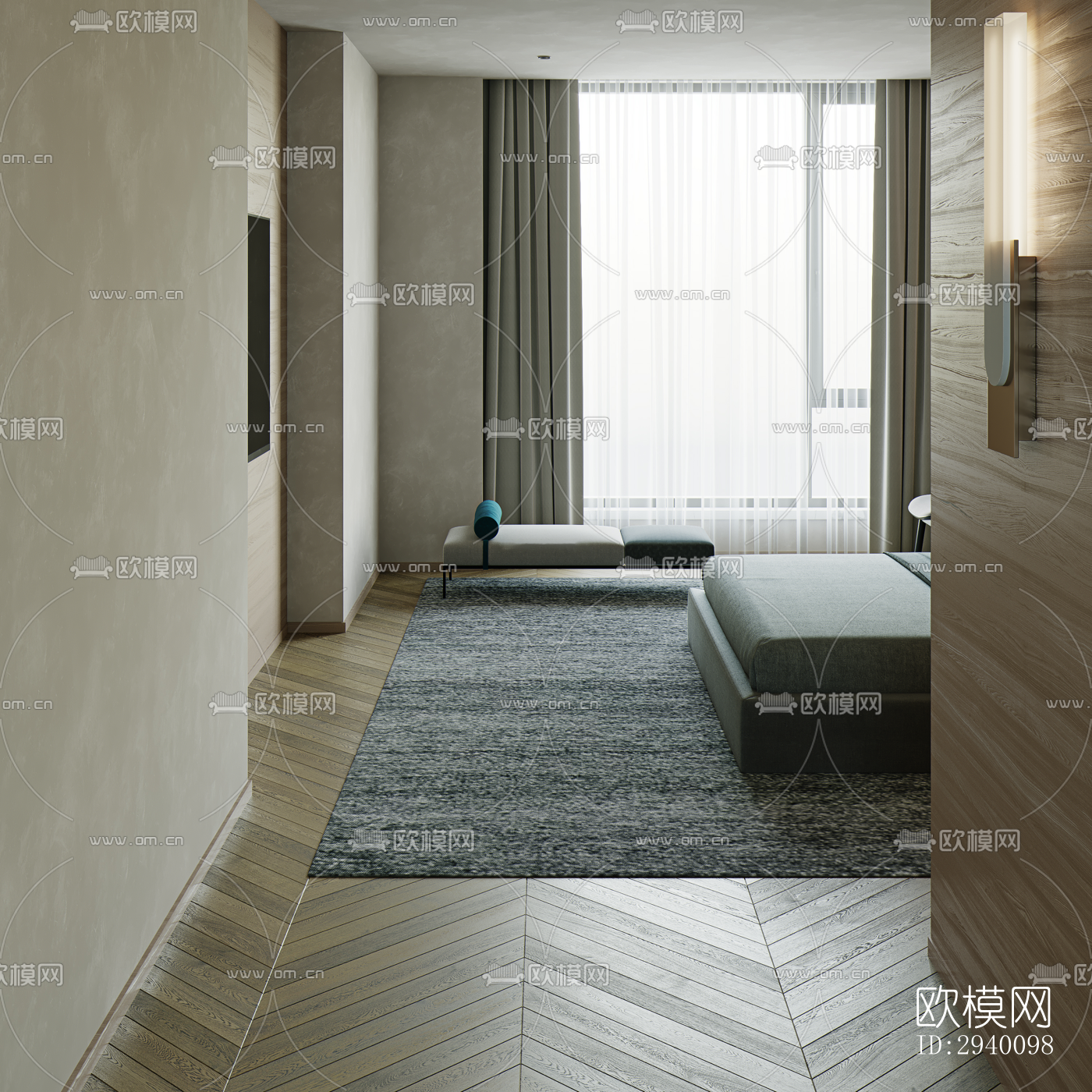 北欧平层效果图下载（渲染图19）