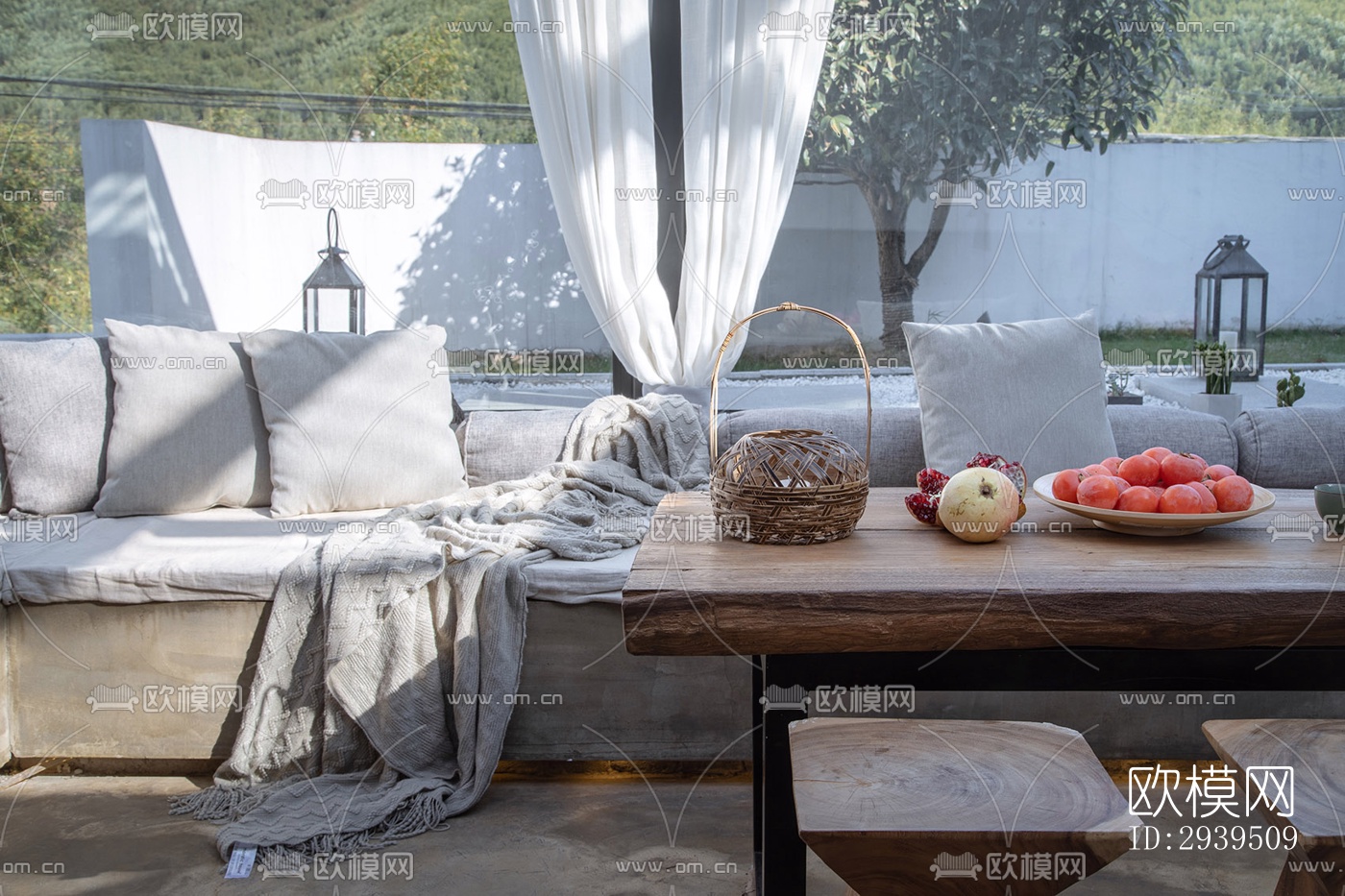 现代酒店民宿效果图下载（渲染图9）