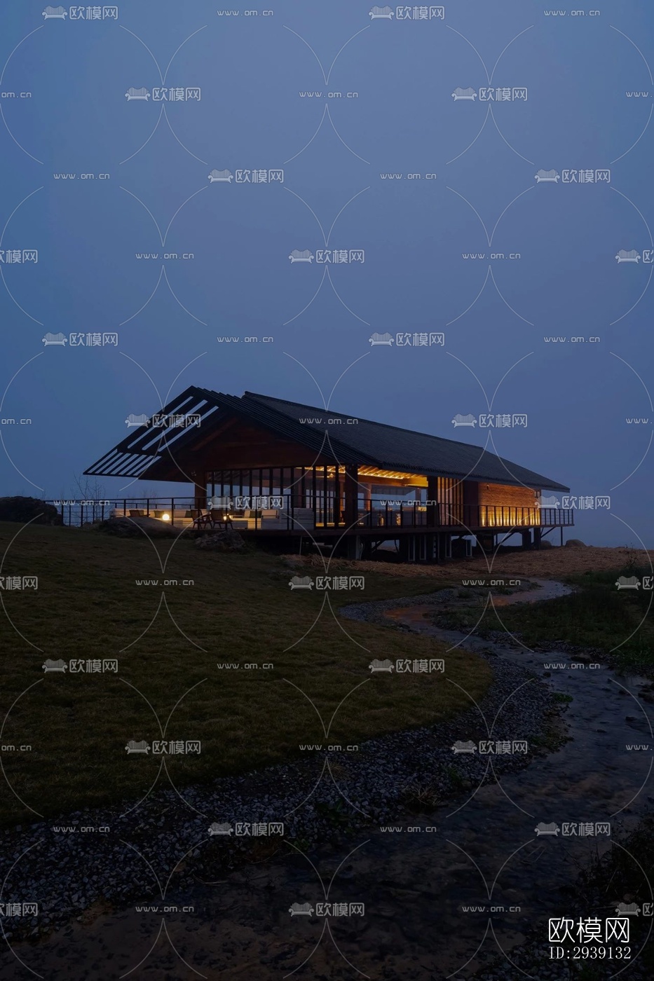 北欧酒店民宿效果图下载（渲染图12）