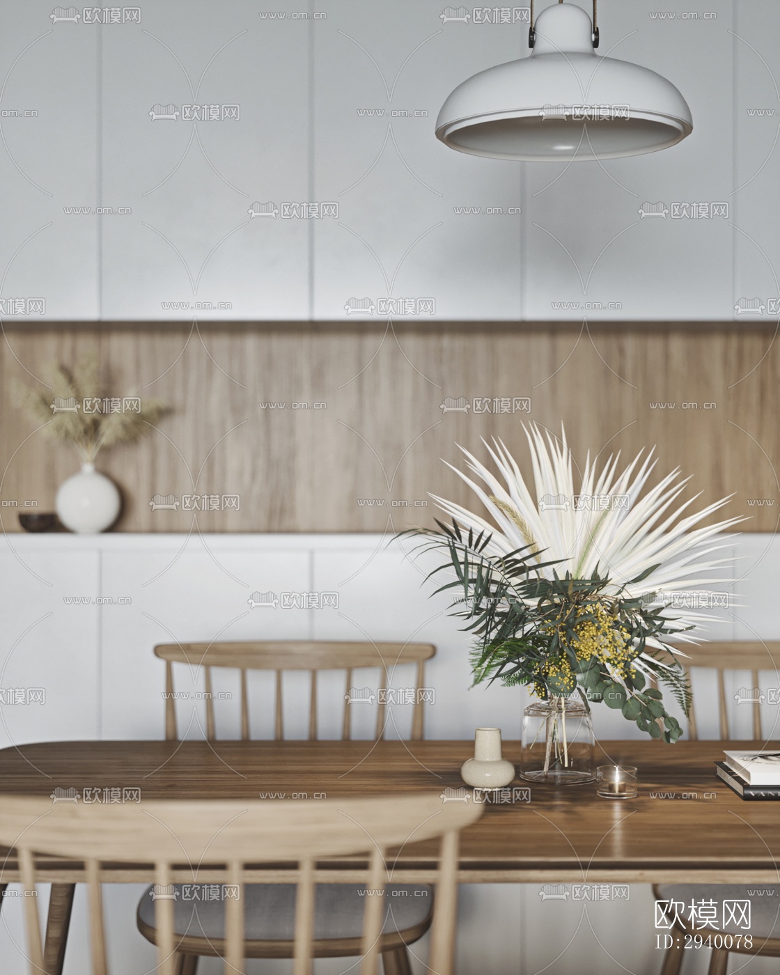 北欧平层效果图下载（渲染图6）