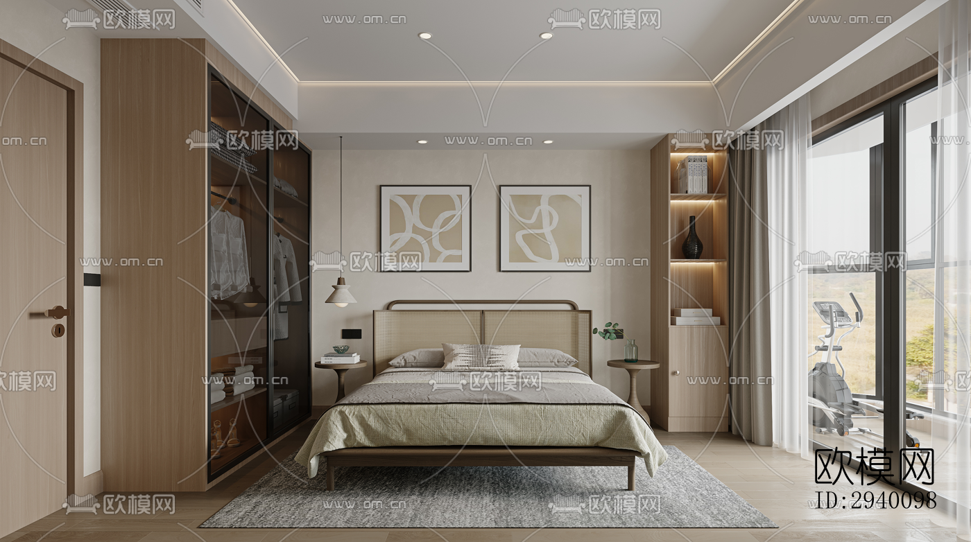 北欧平层效果图下载（渲染图9）