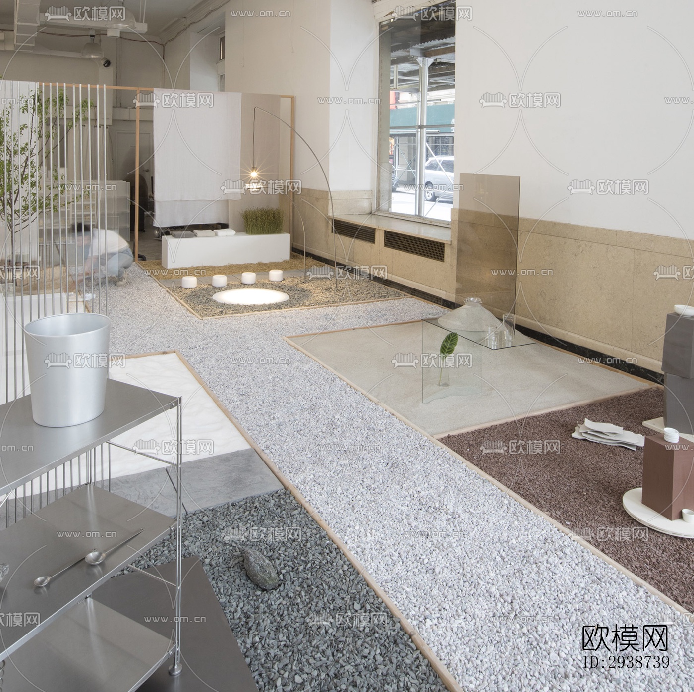 现代展览展厅效果图下载（渲染图16）