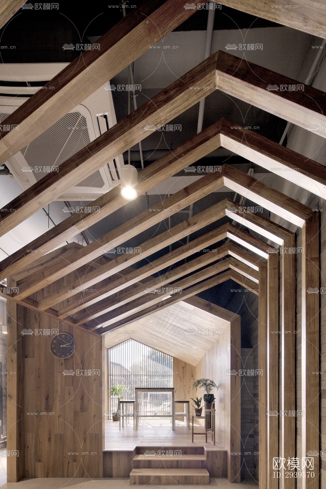 现代酒店民宿效果图下载（渲染图11）