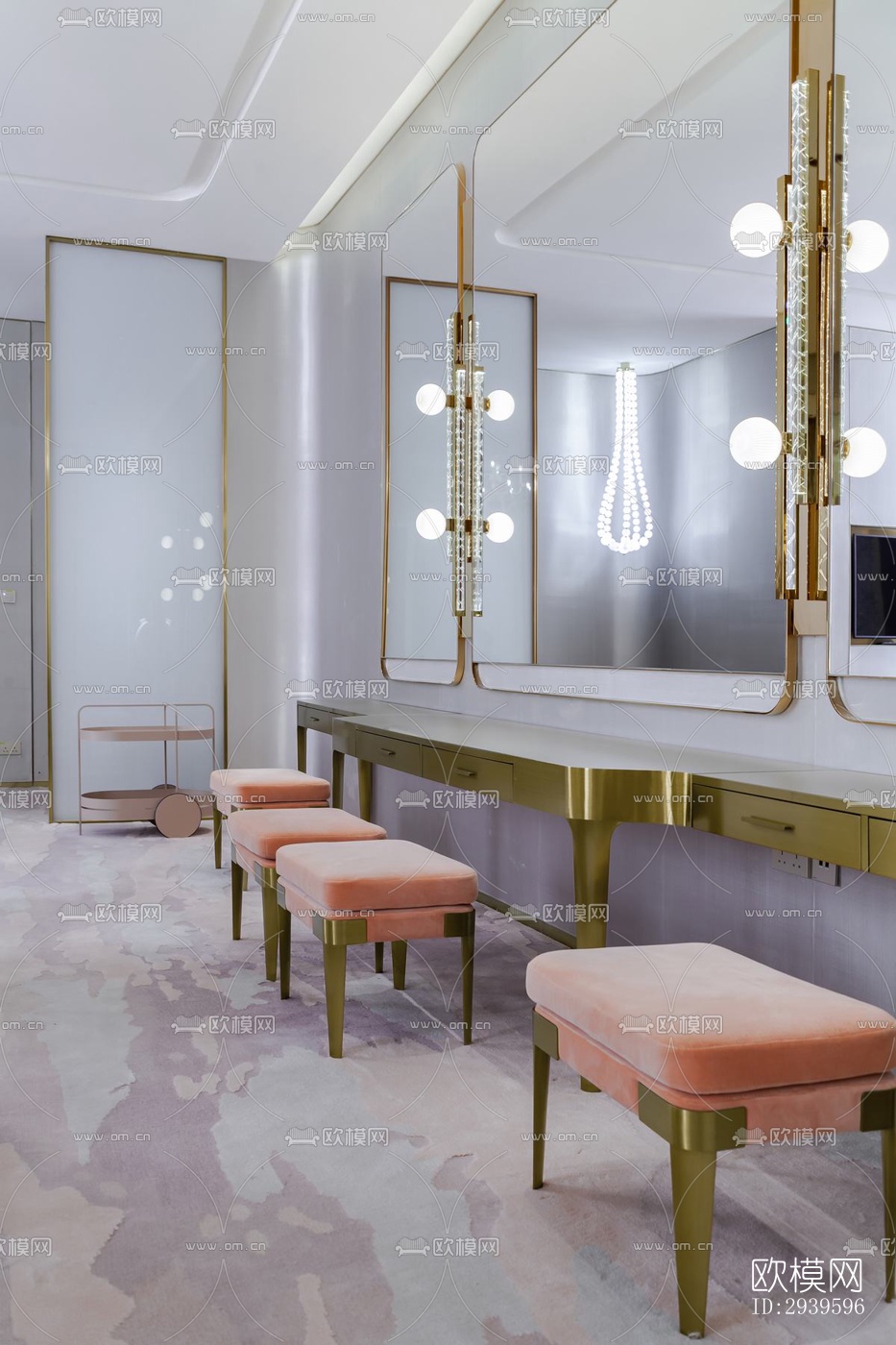 现代酒店民宿效果图下载（渲染图4）